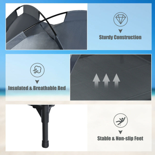 35.5inch X 32 Inch Dog Bed With UV Resistant Canopy, Shipped Via Amazon Shipping, Prohibited For Sale By WALMART